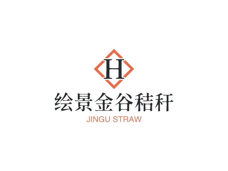 繪景金谷秸稈LOGO設(shè)計(jì)