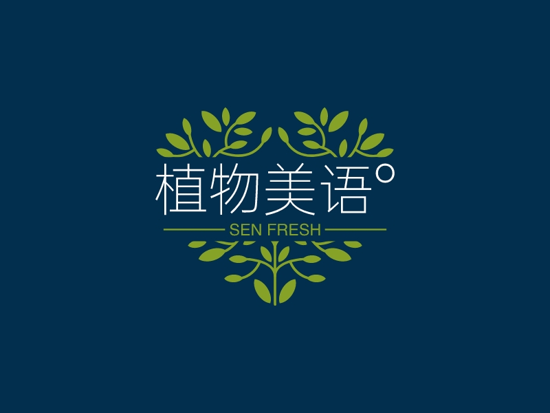 植物美語°logo設(shè)計