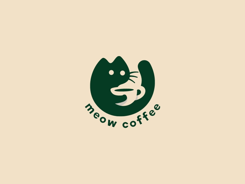 meow coffeelogo設(shè)計