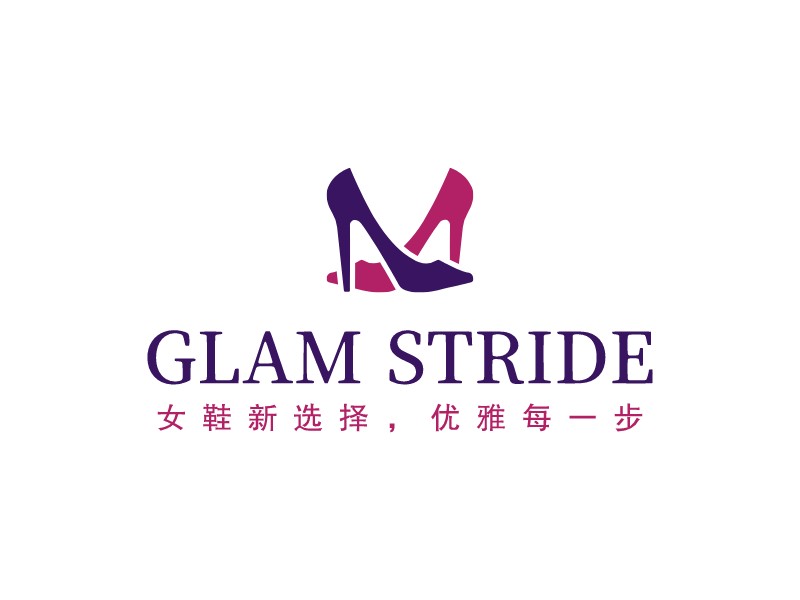 Glam StrideLOGO設(shè)計(jì)